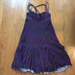 Purple Strappy Free People Dress